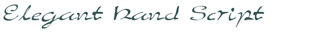 Elegant Hand Script font download (truetype) preview image