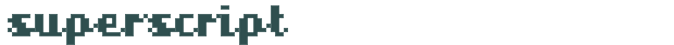 superscript font download (truetype) preview image