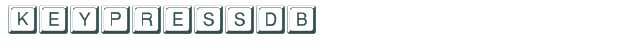 KeypressDB font download (truetype) preview image