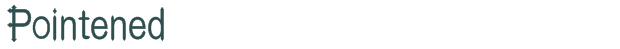 Pointened font download (truetype) preview image