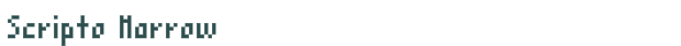 Scripto Narrow font download (truetype) preview image