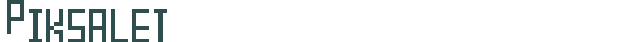 Piksalet font download (truetype) preview image