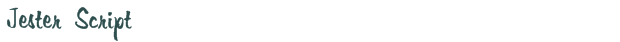 Jester Script font download (truetype) preview image