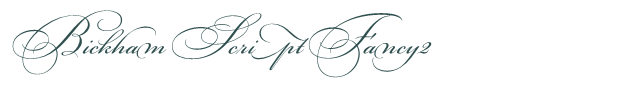 BickhamScriptFancy2 font download (truetype) preview image