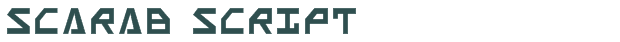 Scarab Script font download (truetype) preview image