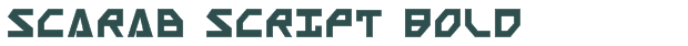 Scarab Script Bold font download (truetype) preview image