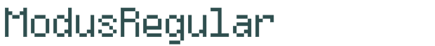 ModusRegular font download (truetype) preview image