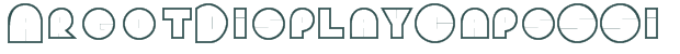 ArgotDisplayCapsSSi font download (truetype) preview image