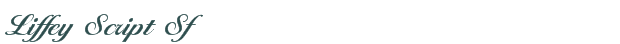 Liffey Script Sf font download (truetype) preview image