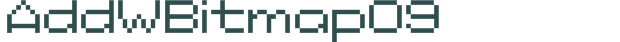 AddWBitmap09 font download (truetype) preview image