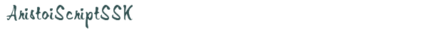 AristoiScriptSSK font download (truetype) preview image