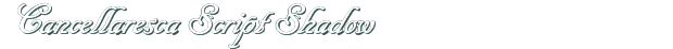 Cancellaresca Script Shadow font download (truetype) preview image