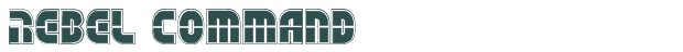 Rebel Command font download (truetype) preview image