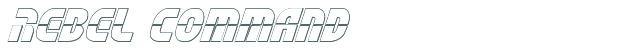 Rebel Command font download (truetype) preview image