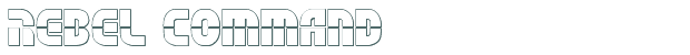 Rebel Command font download (truetype) preview image