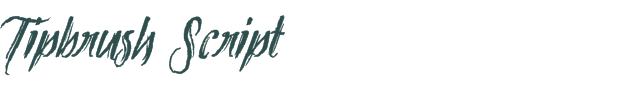 Tipbrush Script font download (truetype) preview image