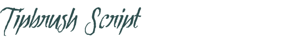 Tipbrush Script font download (truetype) preview image