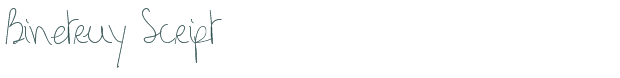 Binetruy Script font download (truetype) preview image