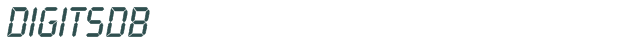 DigitsDB font download (truetype) preview image