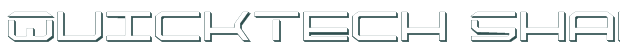 QuickTech Shadow font download (truetype) preview image