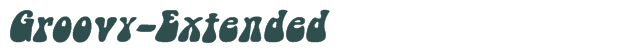 Groovy-Extended font download (truetype) preview image