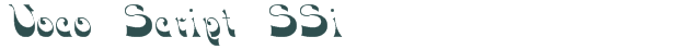 Voco Script SSi font download (truetype) preview image