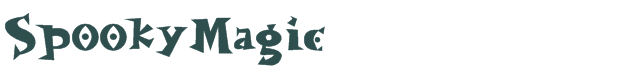SpookyMagic font download (truetype) preview image
