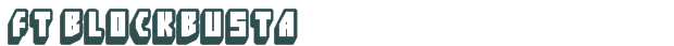 FT Blockbusta font download (truetype) preview image