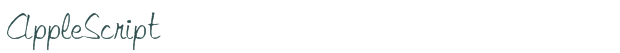 AppleScript font download (truetype) preview image