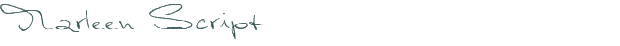 Marleen Script  font download (truetype) preview image