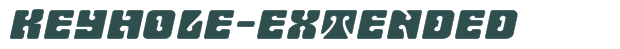 Keyhole-Extended font download (truetype) preview image