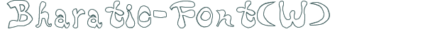 Bharatic-Font(W) font download (truetype) preview image