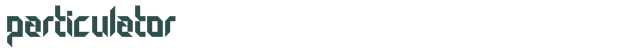 Particulator  font download (truetype) preview image