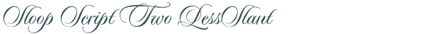 Sloop Script Two LessSlant font download (truetype) preview image