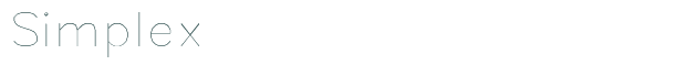 Simplex font download (truetype) preview image