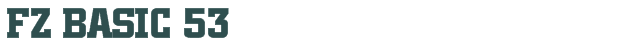 FZ BASIC 53 font download (truetype) preview image