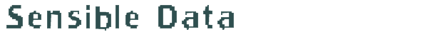 Sensible Data font download (truetype) preview image