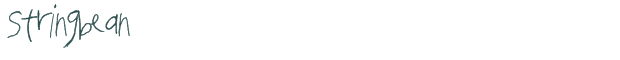 stringbean font download (truetype) preview image