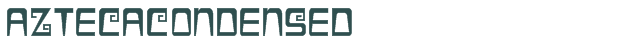 AztecaCondensed font download (truetype) preview image