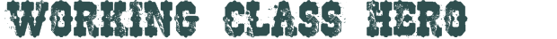 Working Class Hero font download (truetype) preview image