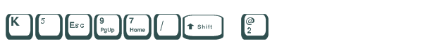 Keycaps 2 font download (truetype) preview image