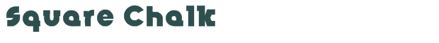 Square Chalk font download (truetype) preview image