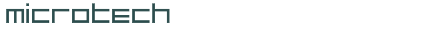 MicroTech font download (truetype) preview image