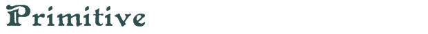 Primitive font download (truetype) preview image