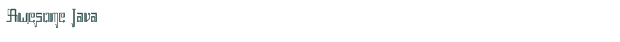 Awesome Java font download (truetype) preview image