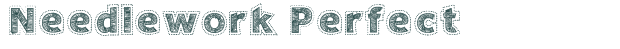 Font Preview Image for Needlework Perfect