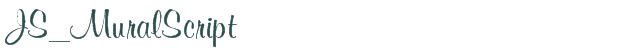 JS_MuralScript font download (truetype) preview image