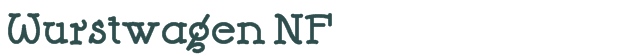Font Preview Image for Wurstwagen NF