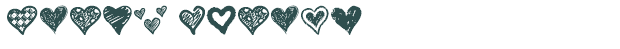 Font Preview Image for Crazy Hearts