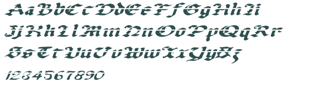 Free Download Font Uberh�lme Lazar Expanded Italic